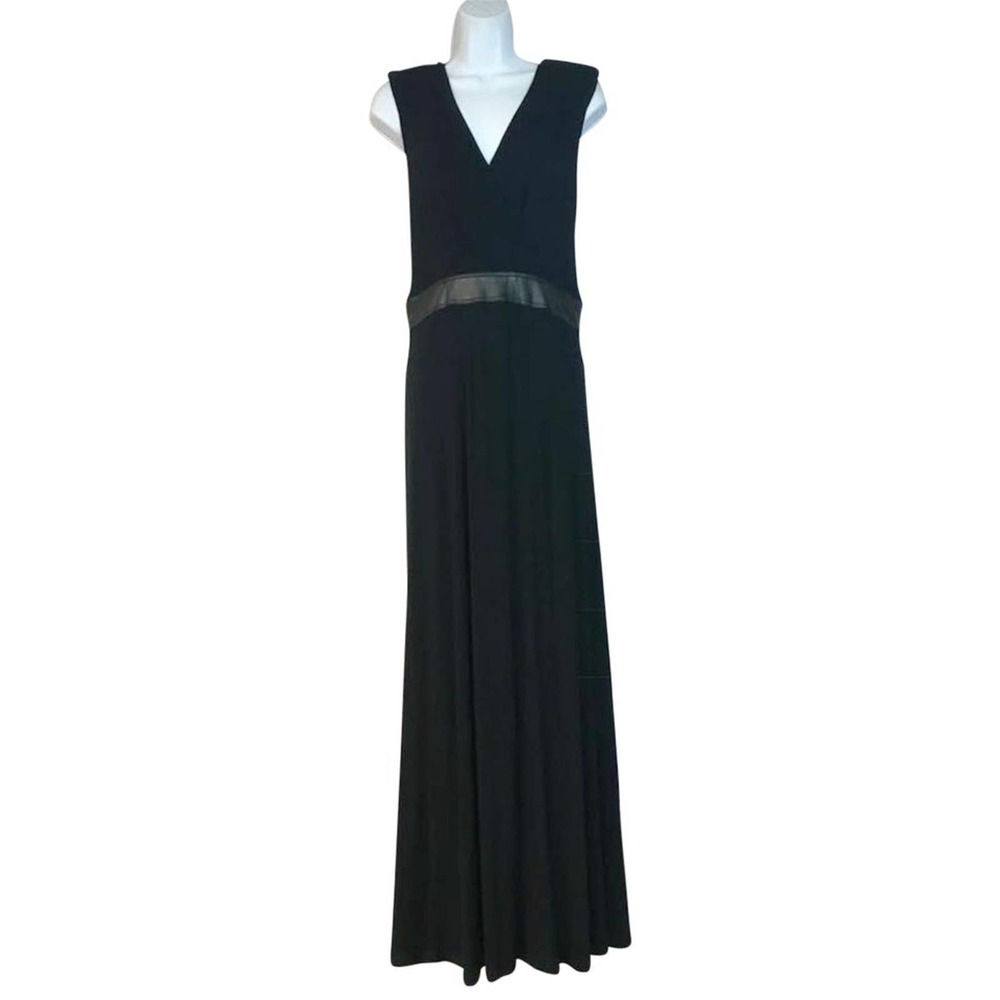 UNDER.LIGNE BY DOO.RI BLACK WOOL MAXI DRESS 6